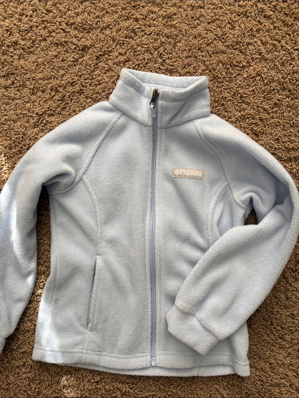 Columbia Kids Light Blue Full-Zip Fleece Jacket